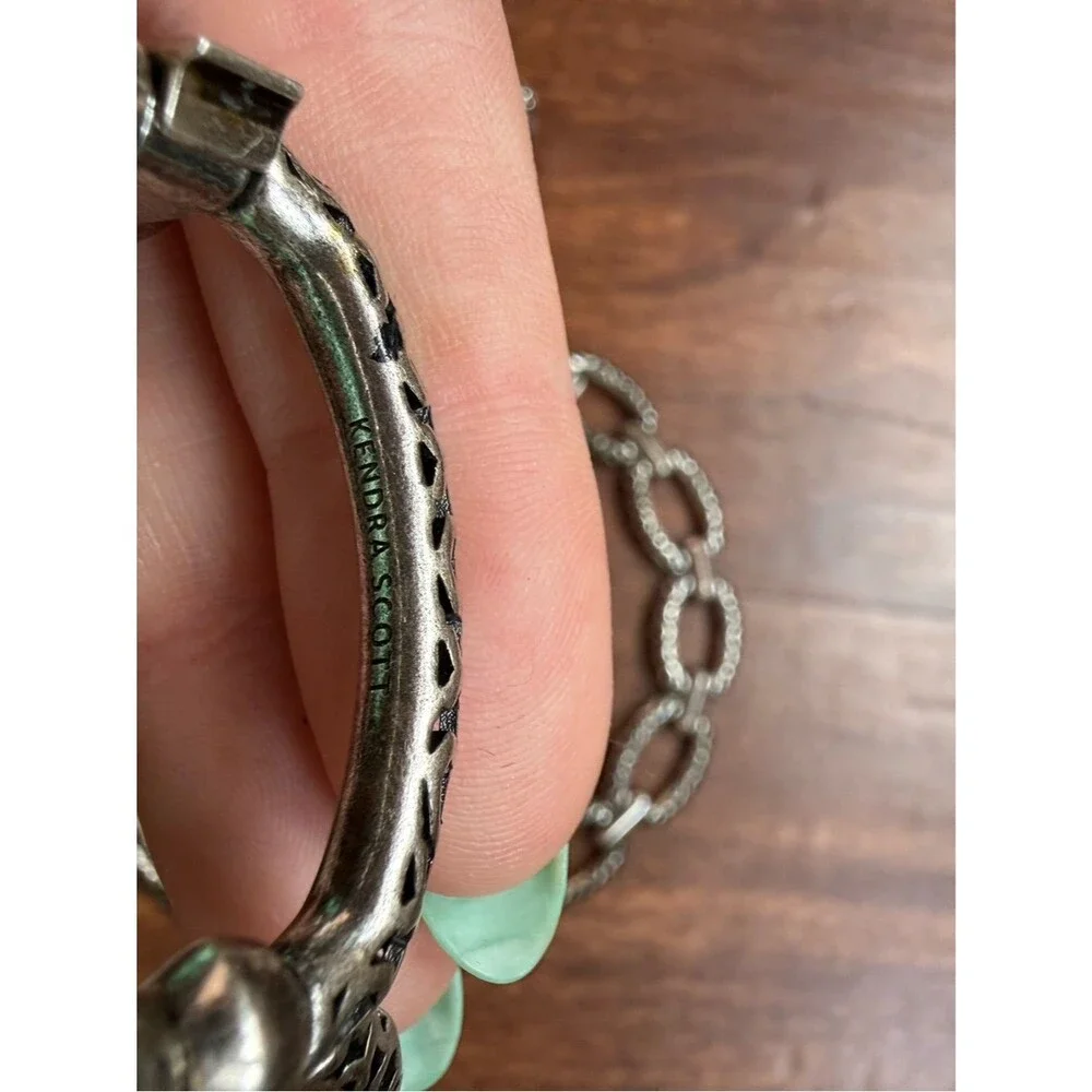 Kendra Scott Miller Tassel Necklace & Bracelet Set in Silver